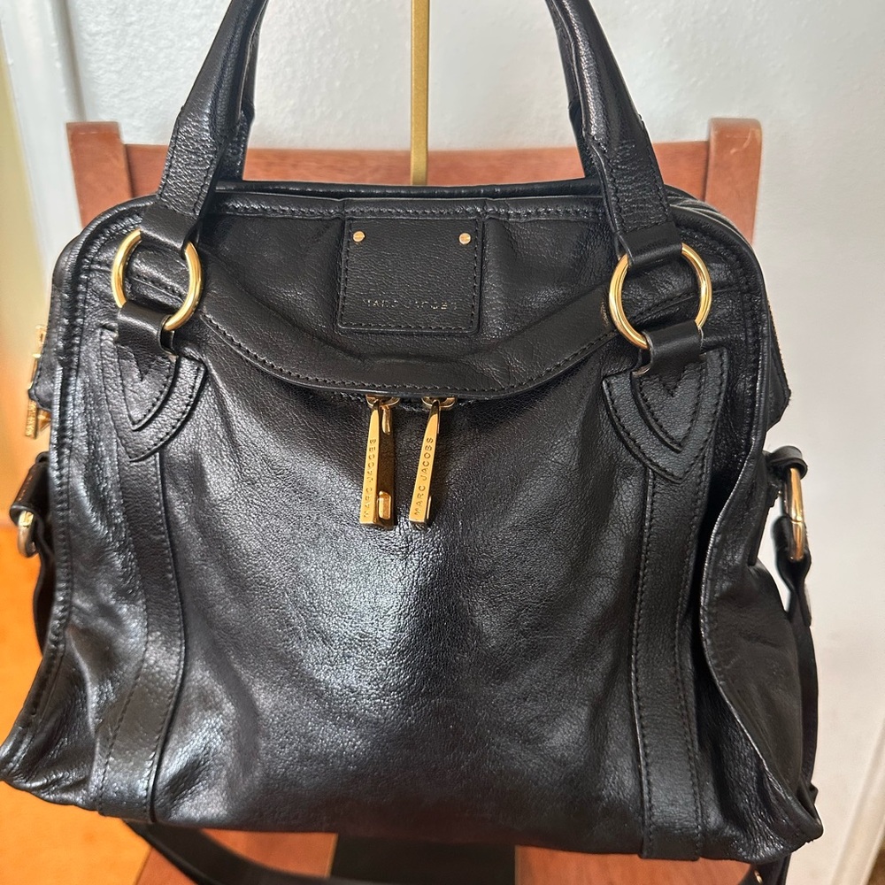 Marc Jacobs Black Leather Handbag